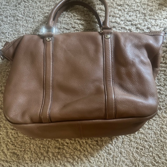 Coach Tan Leather Satchel - Picture 5 of 10